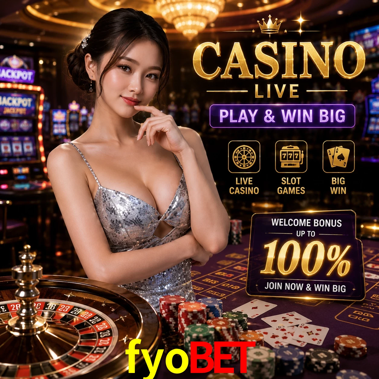 Aplicativo móvel fyobet para iOS e Android